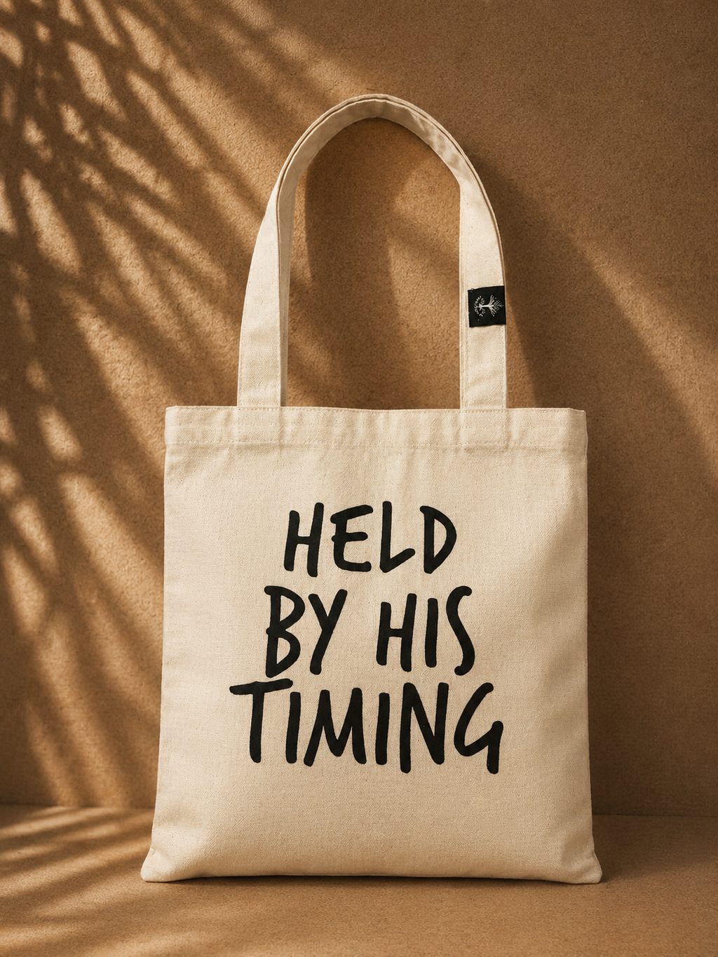 Held By His Timing Tote
